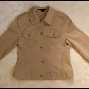 Women’s EUC tan THEORY jacket-blazer/ size S